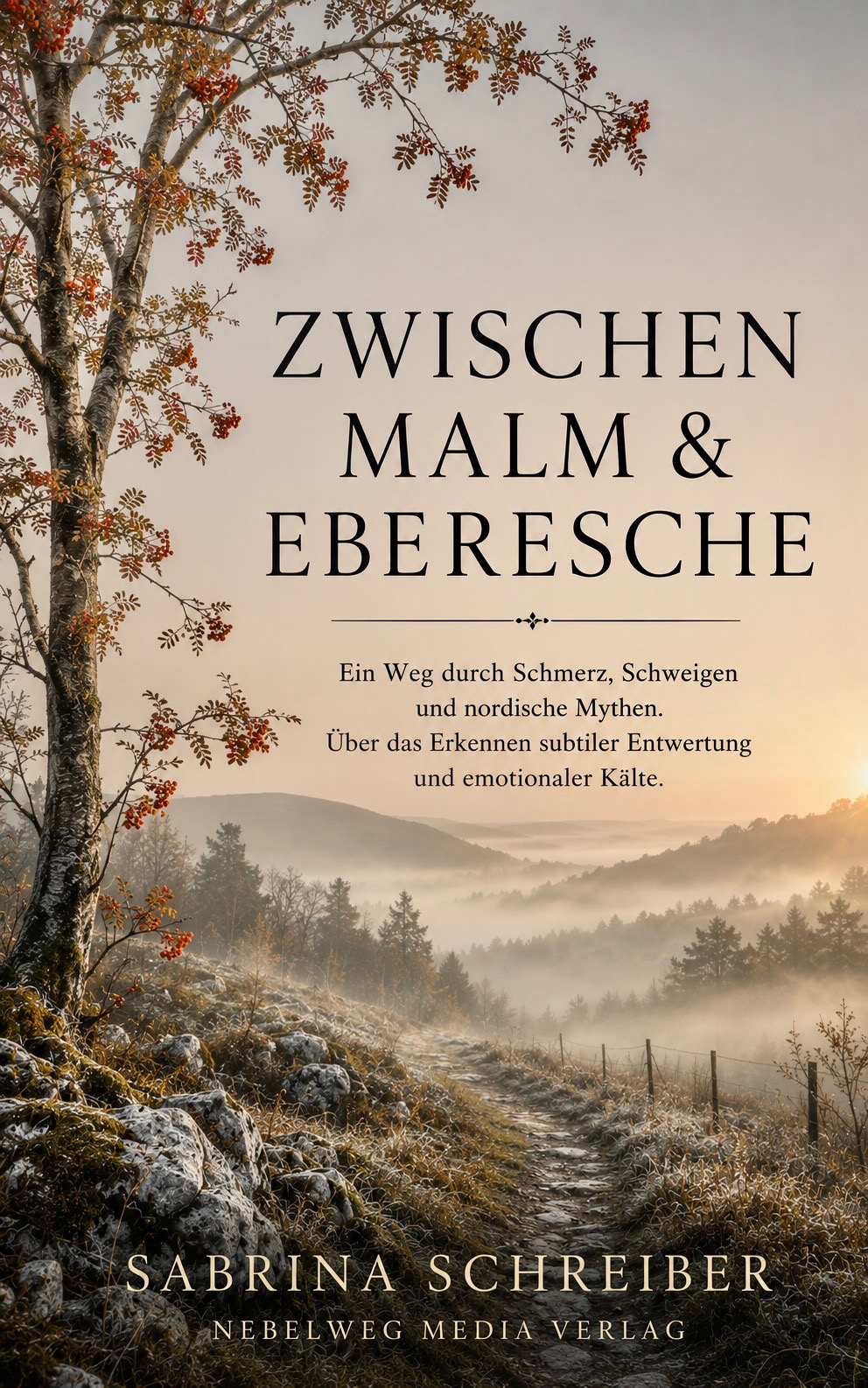 Buchcover Zwischen Malm & Eberesche von Sabrina Schreiber